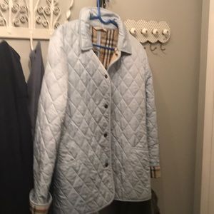 Burberry quilted rain jacket